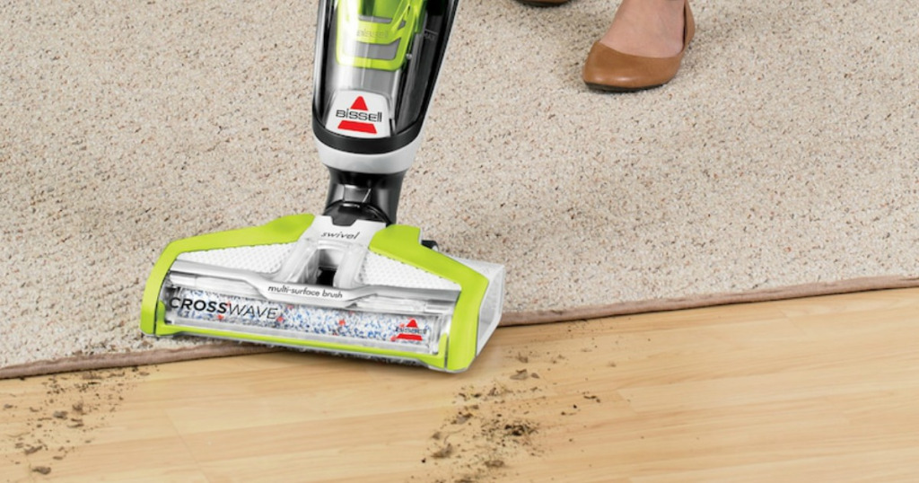 Can you use a bissell crosswave on vinyl plank flooring