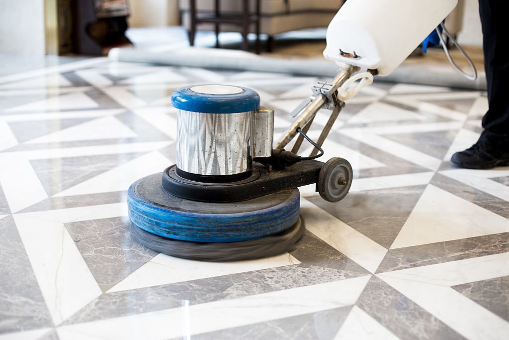 How to clean marble and granite floors